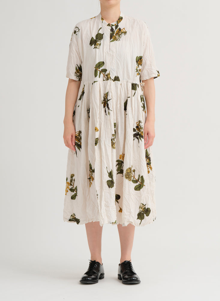 Botanical Dress - Ivory