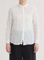 Crinkle Shirt - White