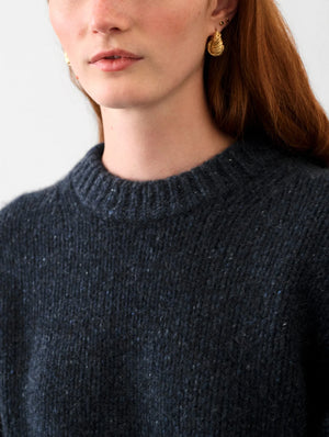 Donegal Crewneck - Indigo