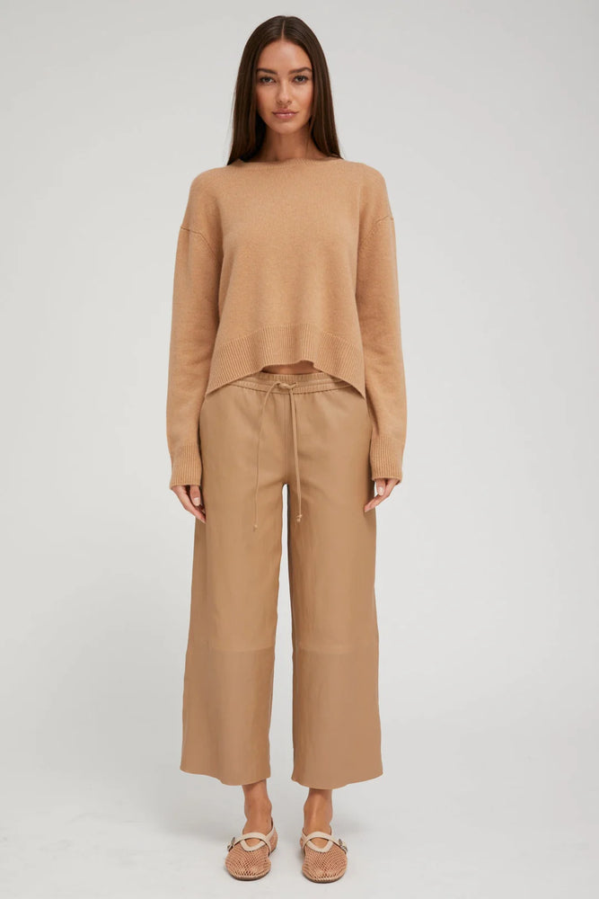 Cropped Baggy Pant - Desert