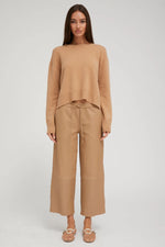 Cropped Baggy Pant - Desert