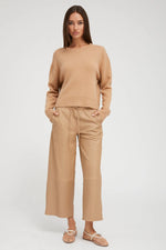 Cropped Baggy Pant - Desert