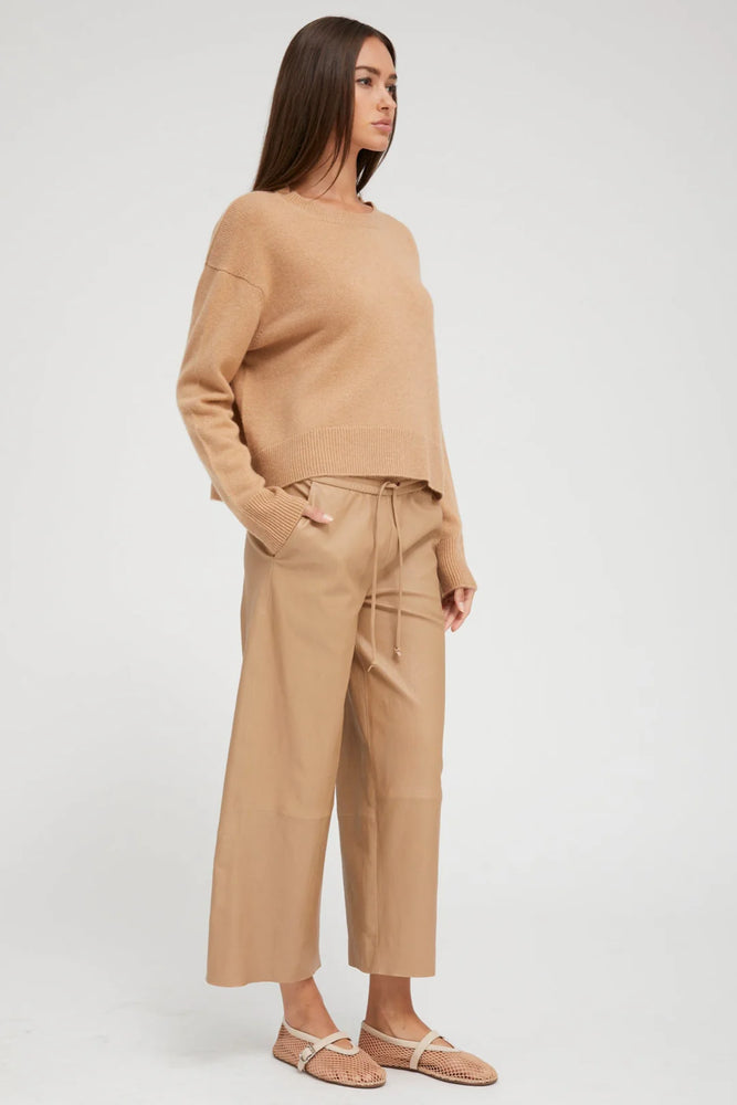 Cropped Baggy Pant - Desert