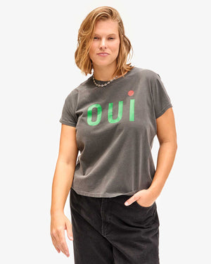 Classic Tee - Faded Black Oui