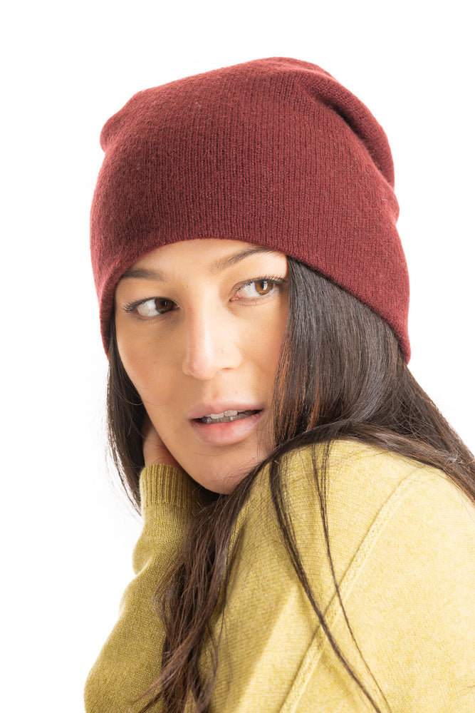 Slouchy Beanie - Maroon