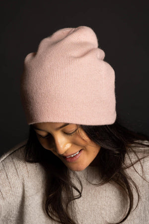 Slouchy Beanie - Pale Pink