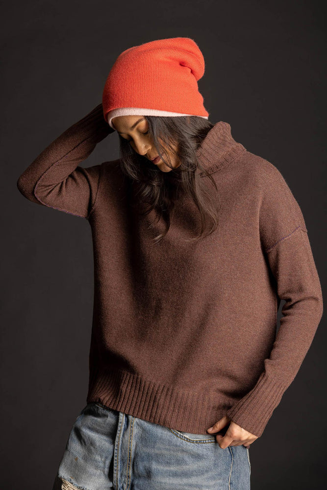 Slouchy Beanie - Orange