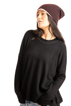 Texture Pullover - Blk