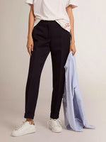 Cigarette Pants - Dark Blue