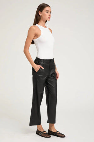 Cropped Trouser - Black