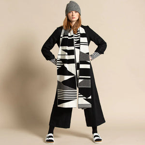 Semaphore Blanket - Blk Wht