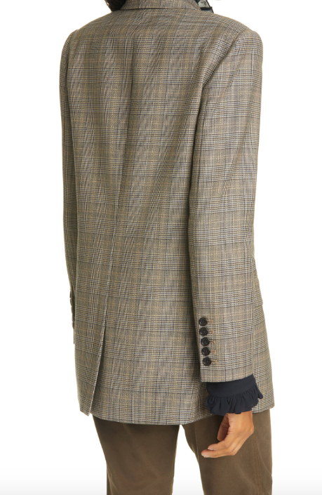 Diane Blazer - Khaki Plaid