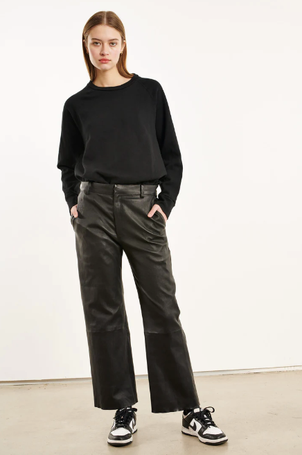 Cropped Trouser - Black