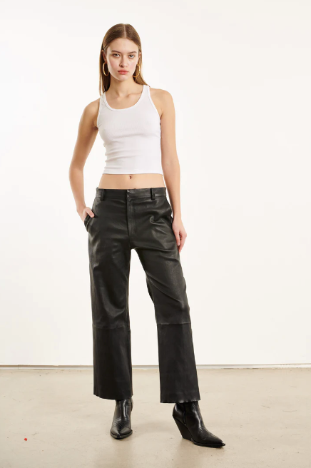 Cropped Trouser - Black