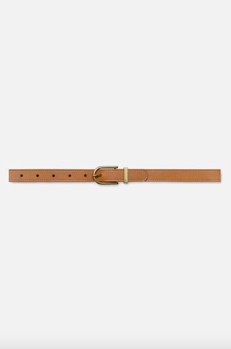 Simple Art Deco Belt - Natural