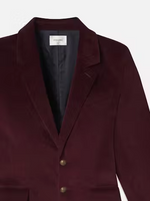 Velvet Blazer - Wine