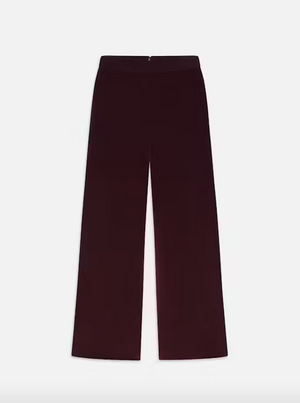 Velvet Wide Leg - Wine