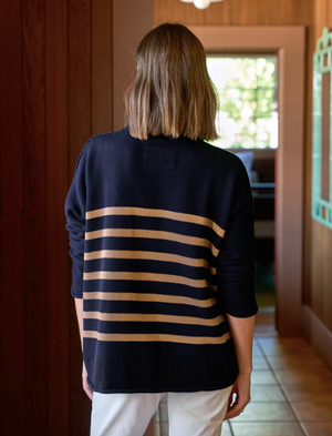 Monterey - Navy Stripe