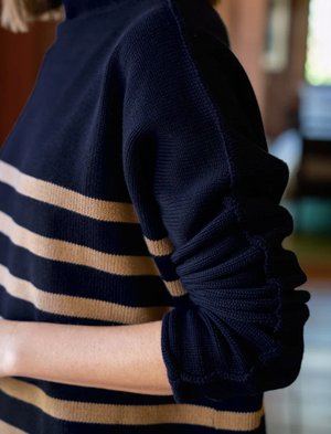 Monterey - Navy Stripe