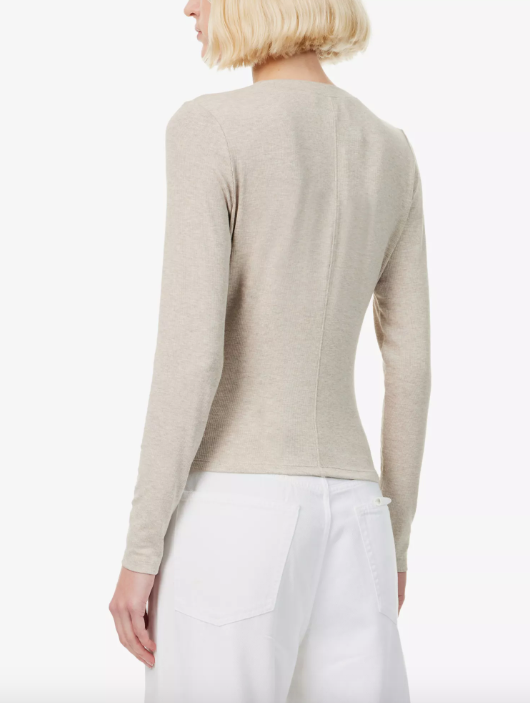 Rib Henley - Oatmeal