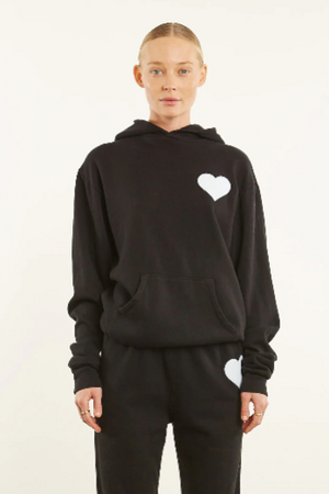 Heart Hoodie - Black