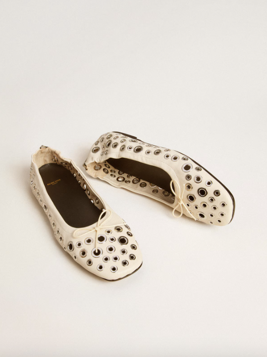 Amy Eyelet Flats