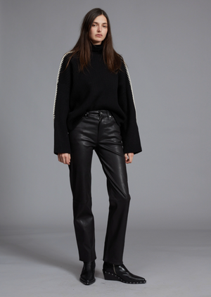 Harlow - Blk Leather