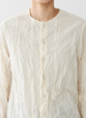 Flock Print Blouse