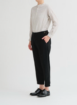 Linen Twill Pants - Black