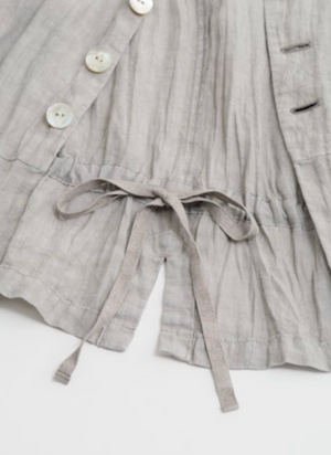 French Linen Jacket - Grey