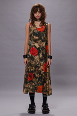 Sleeveless Midi - Camo Rose