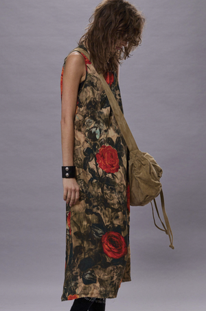 Sleeveless Midi - Camo Rose