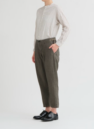 Linen Twill Pants - Khaki