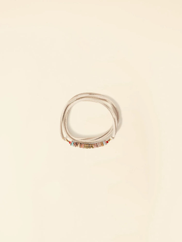 Cordyn Wrap Bracelet - Pink Jasper
