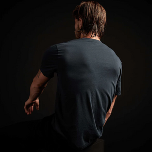 Elevated Lotus V Neck - Fr Navy