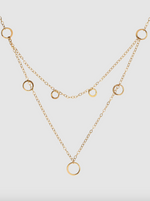 Two Row Gold Necklace
