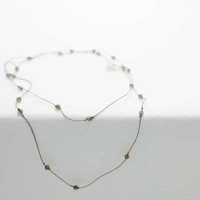 Silk+Smoky Quartz - ami boutique
